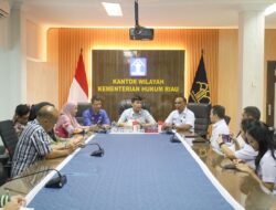 Terima Kunjungan Tim Deputi Kemenko Kumham Imipas, Kanwil Kemenkum Riau Paparkan Capaian Posbankum dan Penguatan Akses Bantuan Hukum