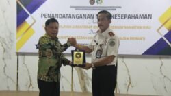 Kepala Lapas Pekanbaru Hadiri Penandatanganan MoU Kanwil Ditjenpas Riau dengan Pemkab Kepulauan Meranti