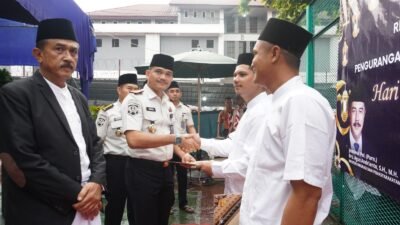 Penuh Khidmat, Rutan Pekanbaru Gelar Salat Id dan Serahkan Remisi untuk 885 Warga Binaan