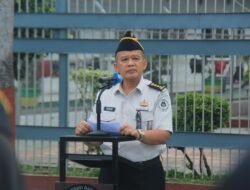 Tegaskan SOP dan Kedisiplinan, Plh. Kalapas Pekanbaru Pimpin Apel Pagi