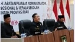 Plt Gubernur Riau Tegas ke Pejabat Baru: Kalau Masih Ada Temuan, Saya Tindak Tegas