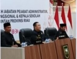 Plt Gubernur Riau Tegas ke Pejabat Baru: Kalau Masih Ada Temuan, Saya Tindak Tegas