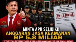 DPP SPKN Desak Pemeriksaan Anggaran Jasa Keamanan DPRD Riau Rp5,8 Miliar Pasca Kericuhan Rapat Banggar