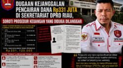 DPP SPKN Desak KPK Audit Dugaan Kejanggalan Pencairan Dana Rp331 Juta di Sekretariat DPRD Riau, Soroti Prosedur Keuangan yang Diduga Dilanggar