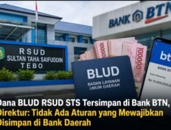 Tanggapi Usulan Golkar, Direktur RSUD STS: Aturan Tidak Mewajibkan Dana BLUD di Bank Jambi