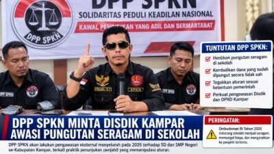 DPP SPKN Minta Disdik Kampar Awasi Pungutan Seragam di Sekolah