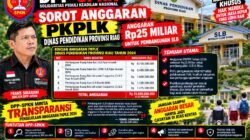 DPP-SPKN Sorot Anggaran di PKPLK Disdik Riau, 6 Paket Pembangunan SLBS Diduga Kurangi Volume