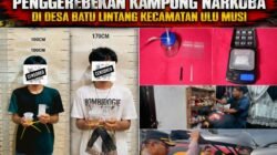 Polres Empat Lawang Polda Sumatera Selatan Gerebek Kampung Narkoba di Desa Batu Lintang kecamatan Ulu Musi