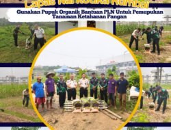 KERJA SAMA PEMANFAATAN FABA LAPAS NARKOTIKA RUMBAI GUNAKAN PUPUK ORGANIK BANTUAN PLN UNTUK PEMUPUKAN TANAMAN KETAHANAN PANGAN