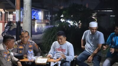 Wakapolres Rohil Sambangi Poskamling Cempedak Rahuk, Ajak Warga Hidupkan Kembali Siskamling: Keamanan Adalah Tanggung Jawab Kita Bersama
