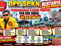 DPP SPKN – PEMBANGUNAN STADION PORPROV DAN GOR DUMAI RP 94,93 HARUS DIUSUT TUNTAS,: KERUSAKAN FISIK JADI SOROTAN