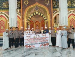 Kapolsek Kepenuhan Gelar Jumat Keliling, Imbau Warga Cegah Karhutla dan Penyalahgunaan Narkoba